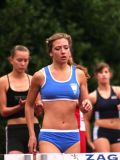 Ivana Ćuk (Dinamo-Zrinjevac) u utrci na 100 m prepone